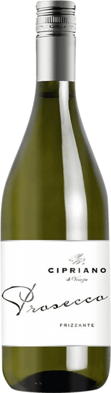 11,95 € Envio grátis | Espumante branco Caruso e Minini Cipriano Frizzante D.O.C. Prosecco Friuli-Venezia Giulia Itália Glera Garrafa 75 cl