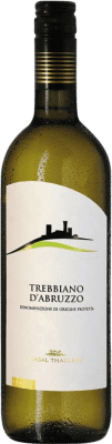 8,95 € Free Shipping | White wine Casal Thaulero Borgo D.O.C. Trebbiano d'Abruzzo Italy Trebbiano Bottle 75 cl