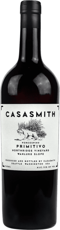 27,95 € Kostenloser Versand | Rotwein Casa Smith Porcospino Washington Vereinigte Staaten Primitivo 75 cl