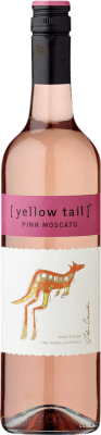 9,95 € 免费送货 | 玫瑰酒 Casella Yellow Tail Pink I.G. Southern Australia 南澳大利亚 澳大利亚 Muscat 瓶子 75 cl