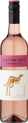 9,95 € Envio grátis | Vinho Rosé Casella Yellow Tail Pink — Rosé I.G. Southern Australia Austrália Meridional Austrália Moscato 75 cl