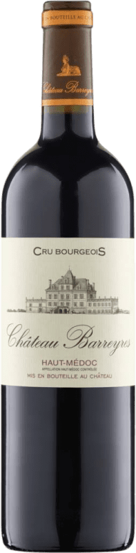 31,95 € Envio grátis | Vinho Tinto Castel Frères. Château Barreyres Cru Bourgeois A.O.C. Haut-Médoc Borgonha França Merlot, Cabernet Sauvignon, Petit Verdot 75 cl