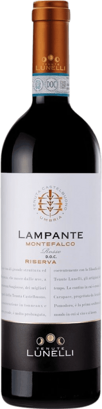 29,95 € Envoi gratuit | Vin Rouge Castelbuono Lampante Réserve D.O.C. Montefalco Ombrie Italie Merlot, Cabernet Sauvignon, Sangiovese Bouteille 75 cl