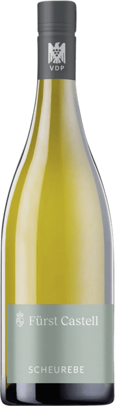 14,95 € Envio grátis | Espumante branco Fürst Castell Seco V.D.P. Gutswein Franken Alemanha Scheurebe Garrafa 75 cl