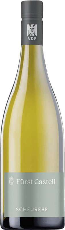 14,95 € Kostenloser Versand | Weißer Sekt Fürst Castell Trocken VDP Gutswein Q.b.A. Franken Franken Deutschland Scheurebe Flasche 75 cl