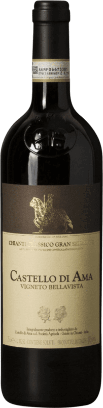 296,95 € Envío gratis | Vino Tinto Castello di Ama Vigneto Bellavista Classico — Clásico, Selezione — Selección D.O.C.G. Chianti Toscana Italia Malvasía, Sangiovese 75 cl