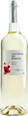 9,95 € Бесплатная доставка | Белое вино Castillo de Robles D.O. La Mancha Кастилья-Ла-Манча Испания Macabeo — Макабео 75 cl