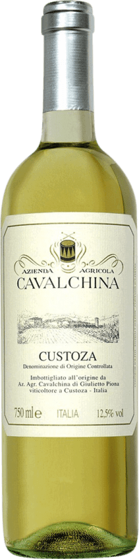 12,95 € Spedizione Gratuita | Vino bianco Cavalchina D.O.C. Bianco di Custoza Venecia Italia Trebbiano, Garganega, Fernanda Bottiglia 75 cl