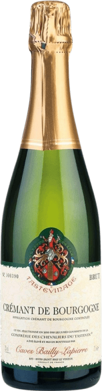 21,95 € 免费送货 | 白起泡酒 Bailly-Lapierre Tasteviné Brut — 起泡酒 干型 A.O.C. Crémant de Bourgogne 勃艮第 法国 Pinot Noir — 黑皮诺, Gamay — 佳美, Chardonnay — 莎当妮, Aligoté — 阿利戈特 75 cl