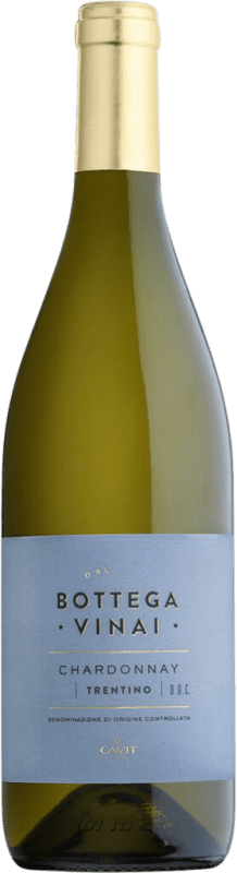 16,95 € Бесплатная доставка | Белое вино Cavit Vinai D.O.C. Trentino Трентино Италия Chardonnay бутылка 75 cl