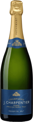 67,95 € 送料無料 | 白スパークリングワイン J. Charpentier Premier Cru Brut A.O.C. Champagne シャンパン フランス Pinot Black, Chardonnay ボトル 75 cl