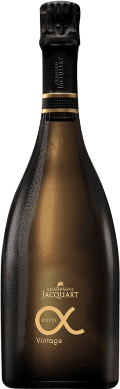 177,95 € Бесплатная доставка | Белое игристое Jacquart Cuvée Alpha брют A.O.C. Champagne Reims Франция бутылка 75 cl