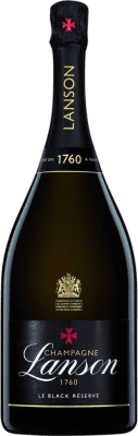 129,95 € Бесплатная доставка | Белое игристое Lanson Le Black брют Резерв A.O.C. Champagne шампанское Франция Pinot Black, Chardonnay, Pinot Meunier бутылка Магнум 1,5 L