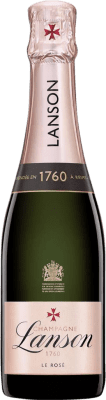 35,95 € Free Shipping | Rosé Sparkling Wine Lanson Rosé A.O.C. Champagne Champagne France Pinot Noir, Chardonnay, Pinot Meunier Half Bottle 37 cl