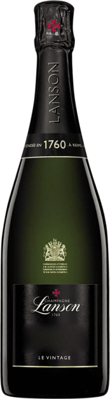 79,95 € Envoi gratuit | Blanc mousseux Lanson Le Vintage Brut A.O.C. Champagne Champagne France Pinot Noir, Chardonnay Bouteille 75 cl