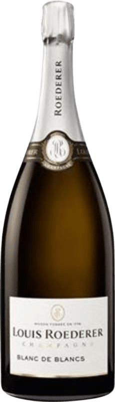 263,95 € Envío gratis | Espumoso blanco Louis Roederer Blanc de Blancs Brut A.O.C. Champagne Champagne Francia Chardonnay Botella Magnum 1,5 L