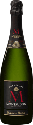 73,95 € 免费送货 | 白酒 Montaudon Blanc de Noirs A.O.C. Champagne Reims 法国 瓶子 75 cl