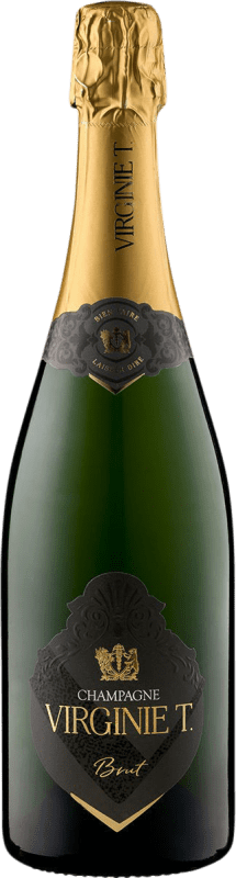 53,95 € Бесплатная доставка | Белое игристое Virginie Taittinger брют A.O.C. Champagne шампанское Франция Pinot Black, Chardonnay, Pinot Meunier бутылка 75 cl