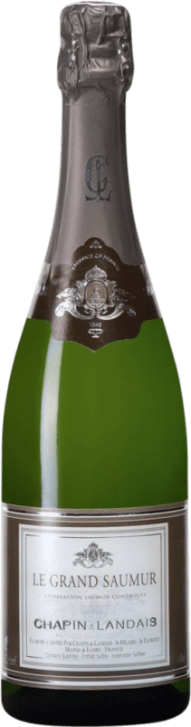 14,95 € Free Shipping | White sparkling Chapin & Landais Le Grand Saumur Méthode Traditionnelle Brut A.O.C. Saumur Loire France Bottle 75 cl