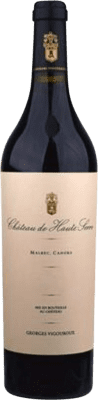 155,95 € 免费送货 | 红酒 Châtau de Haute-Serre Icône d'Origine A.O.C. Cahors Occitania 法国 Malbec 瓶子 75 cl