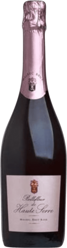 32,95 € Kostenloser Versand | Rosé Sekt Châtau de Haute-Serre Bellefleur de Haute Serre Schaumwein Brut — Herb Rosé Frankreich Malbec Flasche 75 cl