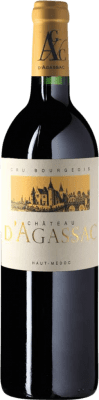 49,95 € Envío gratis | Vino Tinto Château d'Agassac Cru Bourgeois A.O.C. Haut-Médoc Burdeos Francia Merlot, Cabernet Sauvignon 75 cl