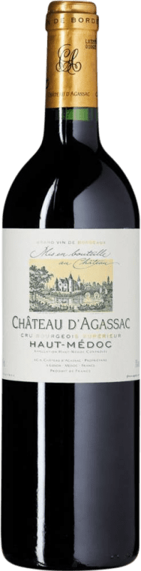 45,95 € Envoi gratuit | Vin Rouge Château d'Agassac Cru Bourgeois A.O.C. Haut-Médoc Bordeaux France Merlot, Cabernet Sauvignon Bouteille 75 cl