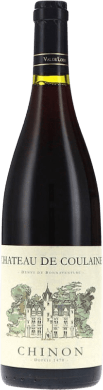 23,95 € Бесплатная доставка | Красное вино Château de Coulaine A.O.C. Chinon Луара Франция Cabernet Franc бутылка 75 cl