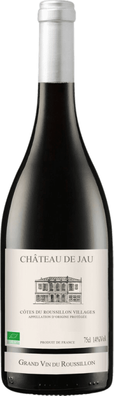 15,95 € Бесплатная доставка | Красное вино Château de Jau Rouge A.O.C. Minervois Франция Syrah, Carignan, Garnacha Roja бутылка 75 cl