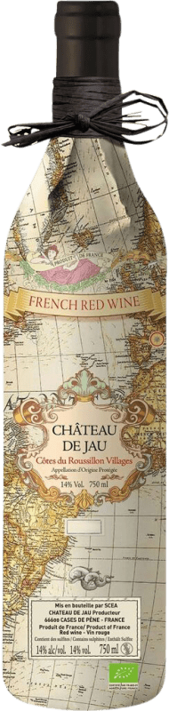 16,95 € Kostenloser Versand | Rotwein Château de Jau Carte Ancienne Villages A.O.C. Côtes du Roussillon Frankreich Syrah, Garnacha — Grenache, Cariñena — Carignan, Mourvèdre Flasche 75 cl