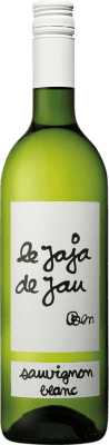 9,95 € Envio grátis | Vinho branco Château de Jau Le JaJa França Sauvignon Branca Garrafa 75 cl