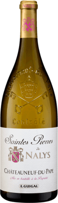 51,95 € 送料無料 | 白ワイン Château de Nalys Saintes Pierres Blanc A.O.C. Châteauneuf-du-Pape ローヌ フランス Grenache White, Roussanne, Bourboulenc, Clairette Blanche, Picardan ボトル 75 cl