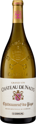 122,95 € Free Shipping | White wine Château de Nalys Blanc A.O.C. Châteauneuf-du-Pape Rhône France Grenache White, Roussanne, Bourboulenc, Clairette Blanche Bottle 75 cl