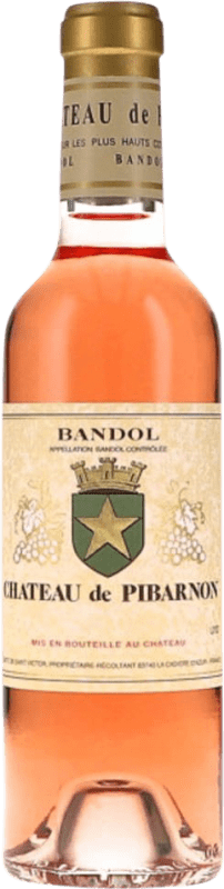 17,95 € Envío gratis | Vino Rosado Château de Pibarnon Rosé — Rosado A.O.C. Côtes de Provence Provence Francia Monastrell, Mourvèdre, Cinsault Media Botella 37 cl