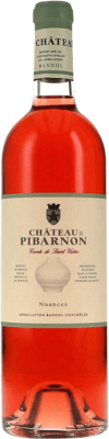 66,95 € 免费送货 | 玫瑰酒 Château de Pibarnon Nuances Rosé A.O.C. Côtes de Provence 普罗旺斯 法国 Monastrell, Mourvèdre 瓶子 75 cl