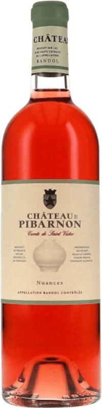 66,95 € 免费送货 | 玫瑰酒 Château de Pibarnon Nuances Rosé A.O.C. Côtes de Provence 普罗旺斯 法国 Monastrell, Mourvèdre 瓶子 75 cl