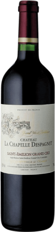 19,95 € Free Shipping | Red wine Château la Chapelle Despagnet A.O.C. Saint-Émilion Grand Cru Bordeaux France Merlot, Cabernet Franc Bottle 75 cl