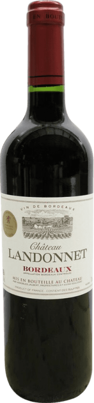 14,95 € 免费送货 | 红葡萄酒 Château Landonnet A.O.C. Bordeaux 波尔多 法国 Merlot — 梅洛, Cabernet Sauvignon — 赤霞珠 75 cl
