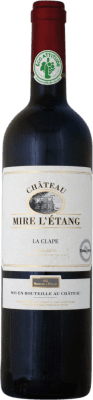 15,95 € Spedizione Gratuita | Vino Rosso Château Mire l'Etang. La Clape A.O.C. Languedoc Francia Syrah, Garnacha — Grenache 75 cl