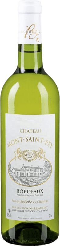 13,95 € Envío gratis | Vino Tinto Château Mont Saint Pey A.O.C. Bordeaux Burdeos Francia Merlot, Cabernet Sauvignon Botella 75 cl