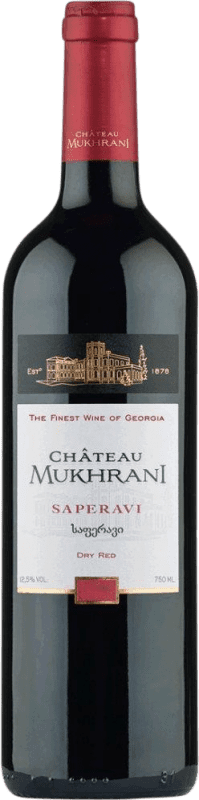 27,95 € Free Shipping | Red wine Château Mukhrani Kartli Georgia Saperavi Bottle 75 cl