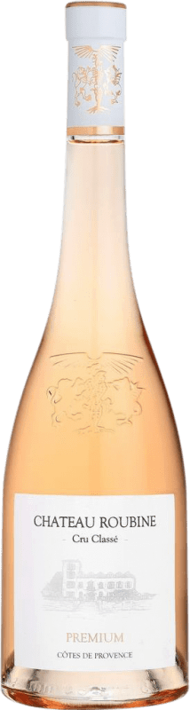 27,95 € Spedizione Gratuita | Vino rosato Château Roubine Cuvée Premium Rosé A.O.C. Côtes de Provence Provenza Francia Syrah, Grenache, Cinsault Bottiglia 75 cl