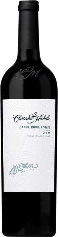 33,95 € Envío gratis | Vino tinto Château Ste. Michelle Canoe Ridge Estate Washington Estados Unidos Merlot Botella 75 cl