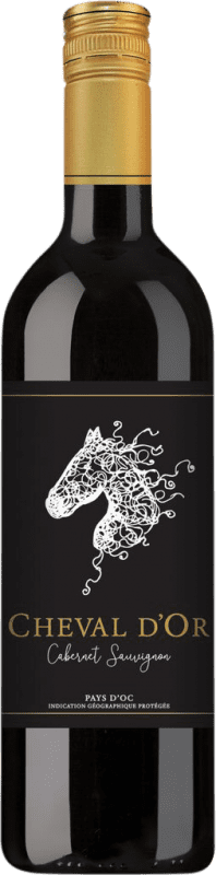 6,95 € Free Shipping | Red wine Cheval d'Or France Cabernet Sauvignon Bottle 75 cl