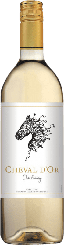 11,95 € Kostenloser Versand | Weißwein Cheval d'Or Frankreich Chardonnay 1 L
