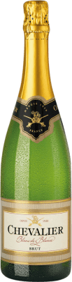 10,95 € Spedizione Gratuita | Spumante bianco Domaine de Chevalier Blanc de Blancs Brut Francia Nebbiolo, Chenin Bianco, Altesse, Colombard Bottiglia 75 cl