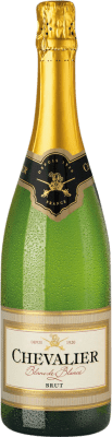 10,95 € Kostenloser Versand | Weißer Sekt Domaine de Chevalier Brut — Herb Blanc de Blancs Frankreich Nebbiolo, Chenin, Altesse, Colombard 75 cl