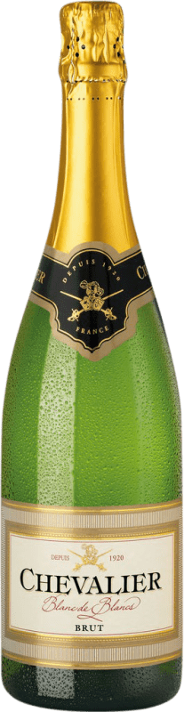 10,95 € Spedizione Gratuita | Spumante bianco Domaine de Chevalier Blanc de Blancs Brut Francia Nebbiolo, Chenin Bianco, Altesse, Colombard Bottiglia 75 cl