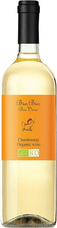 10,95 € Spedizione Gratuita | Vino Bianco Cielo e Terra I.G.T. Venezia Venecia Italia Chardonnay Eco — Biologico 75 cl