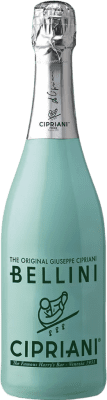 16,95 € Envío gratis | Espumoso blanco Cipriani. Bellini I.G.T. Venezia Venecia Italia Glera Botella 75 cl